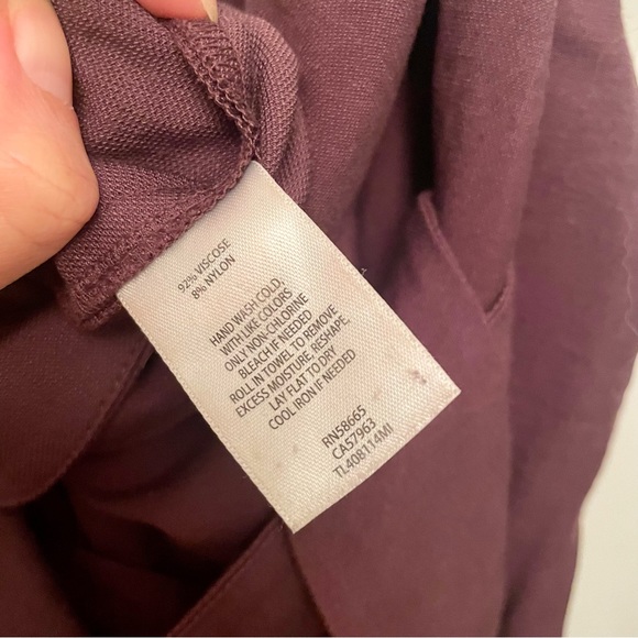 Sale‼️Leith burgundy wide leg pants - Picture 5 of 8